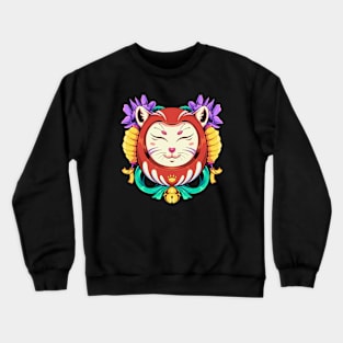 Daruma Cats Crewneck Sweatshirt